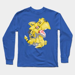 digimon chibi metalseadramon Long Sleeve T-Shirt